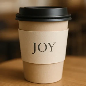 Custom Joy Jacketed Cup Sleeves