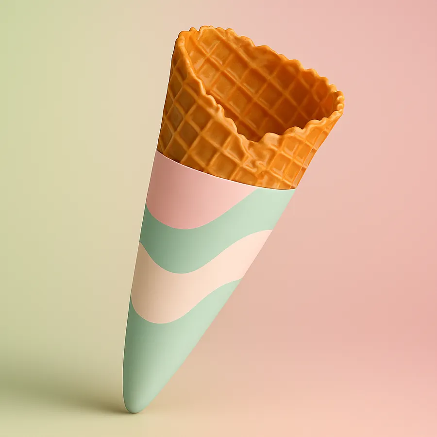 Wide Mouth Large Sleeve Waffle
