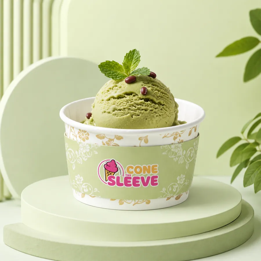 16 oz Ice Cream Cup Sleeves