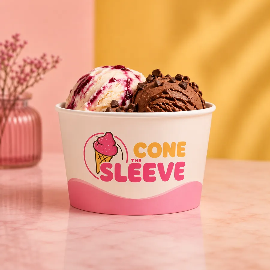 Coated Paper Ice Cream Cups