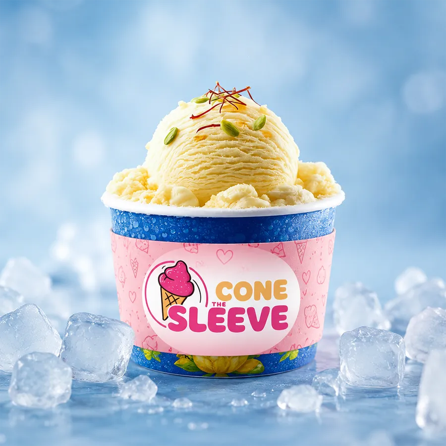 Dessert Ice Cream Cup Sleeves
