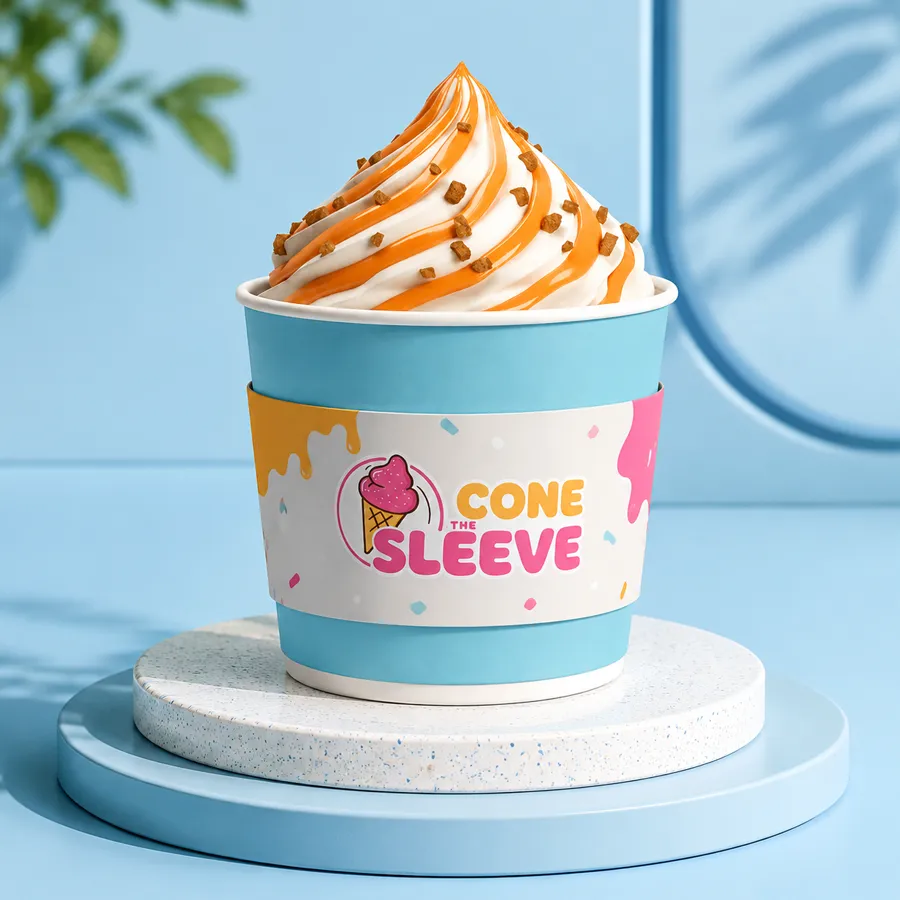 Ice Cream Cup Sleeves for Events