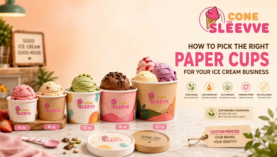 How to Pick the Right Paper Cups for Your Ice Cream Business