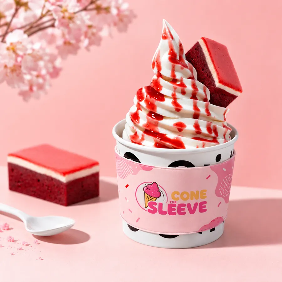 Paper Dessert Cup Sleeves