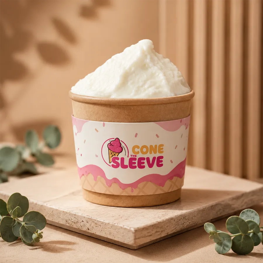 Frozen Yogurt Cup Sleeves