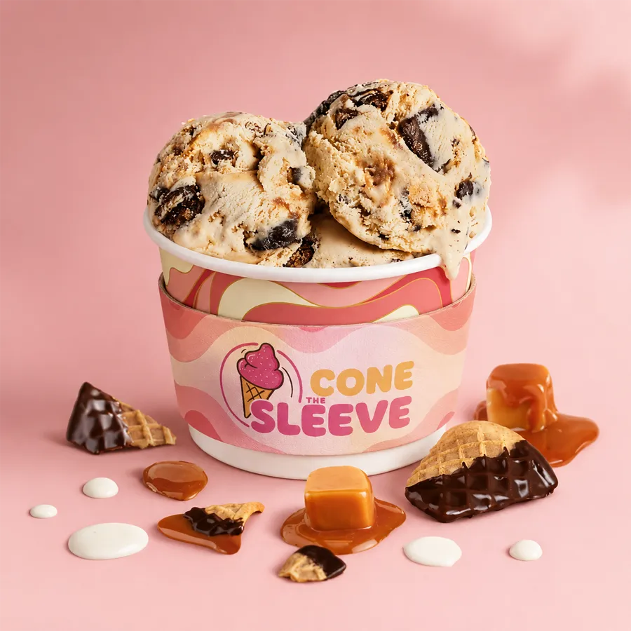 Snack Ice Cream Cup Sleeves