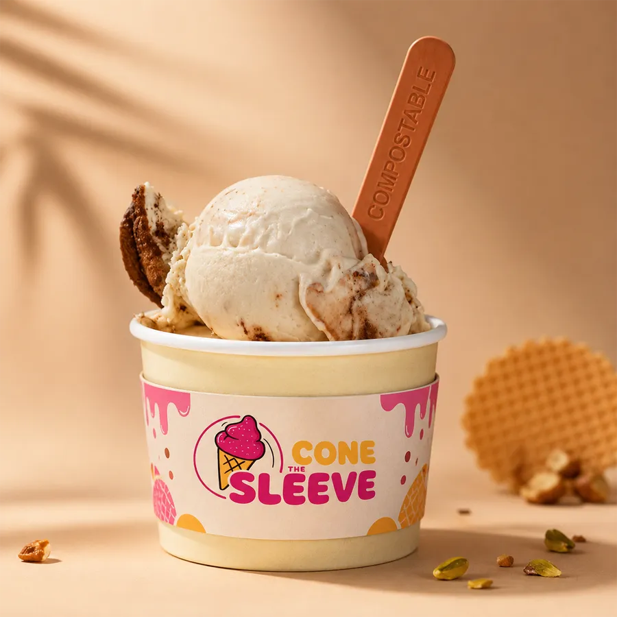 Gelato Cup Sleeves
