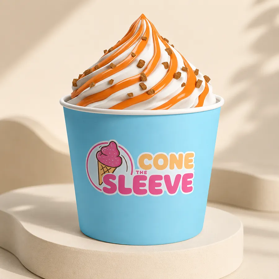 Ice Cream Cup Sleeves for Events