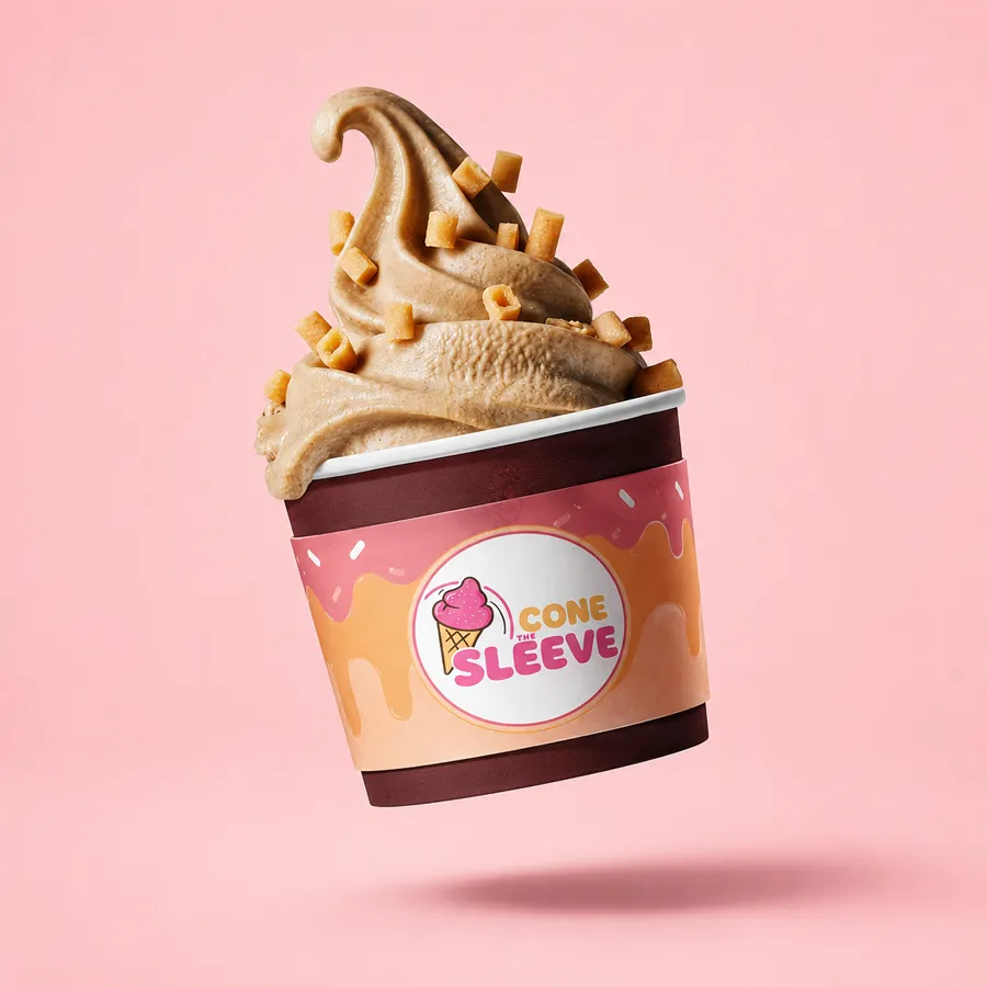 Ice Cream Sundae Cup Sleeves