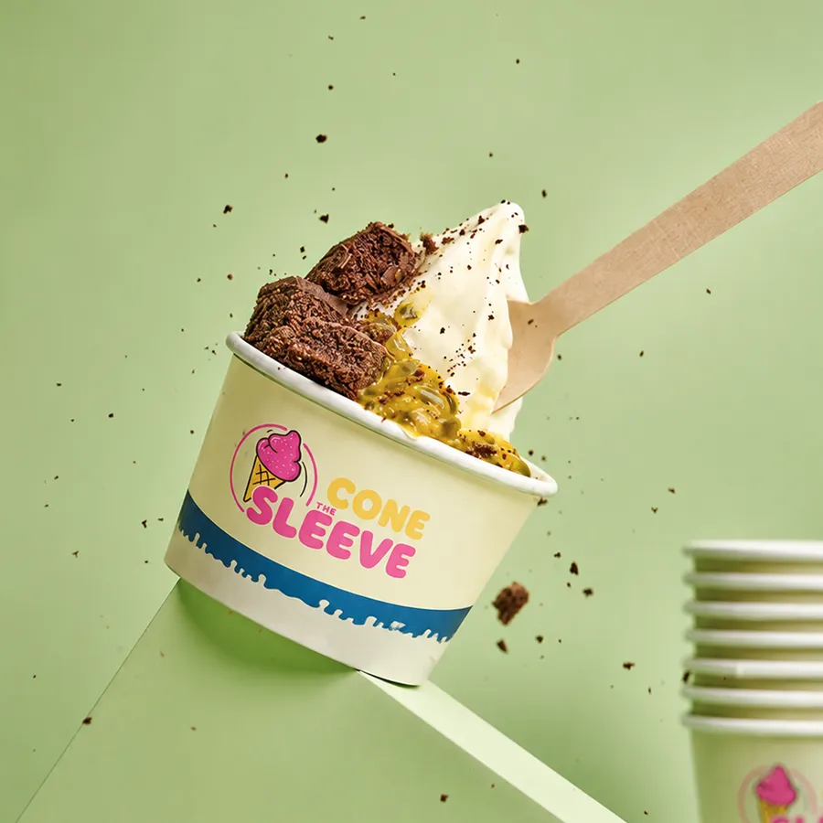 Minimal Design Ice Cream Cups