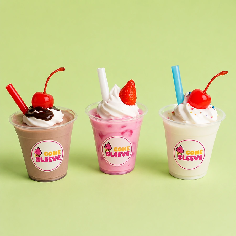 Large Ice Cream Cup Sleeves